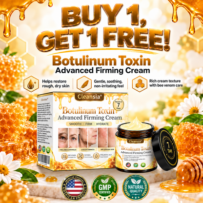𝐂𝐥𝐞𝐚𝐧𝐬𝐢𝐚® 𝐁𝐨𝐭𝐮𝐥𝐢𝐧𝐮𝐦 𝐓𝐨𝐱𝐢𝐧 𝐀𝐝𝐯𝐚𝐧𝐜𝐞𝐝 𝐅𝐢𝐫𝐦𝐢𝐧𝐠 𝐂𝐫𝐞𝐚𝐦 ✨ 𝐡𝐞𝐥𝐩𝐬 𝐢𝐦𝐩𝐫𝐨𝐯𝐞 𝐭𝐡𝐞 𝐚𝐩𝐩𝐞𝐚𝐫𝐚𝐧𝐜𝐞 𝐨𝐟 𝐟𝐢𝐧𝐞 𝐥𝐢𝐧𝐞𝐬, 𝐰𝐫𝐢𝐧𝐤𝐥𝐞𝐬, 𝐝𝐫𝐲𝐧𝐞𝐬𝐬, 𝐚𝐧𝐝 𝐥𝐨𝐬𝐬 𝐨𝐟 𝐟𝐢𝐫𝐦𝐧𝐞𝐬𝐬, 𝐥𝐞𝐚𝐯𝐢𝐧𝐠 𝐬𝐤𝐢𝐧 𝐥𝐨𝐨𝐤𝐢𝐧𝐠 𝐬𝐦𝐨𝐨𝐭𝐡𝐞𝐫, 𝐟𝐞𝐞𝐥𝐢𝐧𝐠 𝐬𝐨𝐟𝐭𝐞𝐫, 𝐚𝐧𝐝 𝐚𝐩𝐩𝐞𝐚𝐫𝐢𝐧𝐠 𝐦𝐨𝐫𝐞 𝐡𝐲𝐝𝐫𝐚𝐭𝐞𝐝.