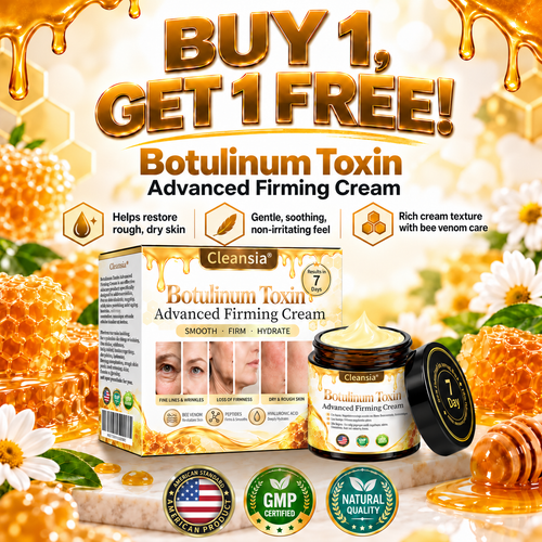 𝐂𝐥𝐞𝐚𝐧𝐬𝐢𝐚® 𝐁𝐨𝐭𝐮𝐥𝐢𝐧𝐮𝐦 𝐓𝐨𝐱𝐢𝐧 𝐀𝐝𝐯𝐚𝐧𝐜𝐞𝐝 𝐅𝐢𝐫𝐦𝐢𝐧𝐠 𝐂𝐫𝐞𝐚𝐦 ✨ 𝐡𝐞𝐥𝐩𝐬 𝐢𝐦𝐩𝐫𝐨𝐯𝐞 𝐭𝐡𝐞 𝐚𝐩𝐩𝐞𝐚𝐫𝐚𝐧𝐜𝐞 𝐨𝐟 𝐟𝐢𝐧𝐞 𝐥𝐢𝐧𝐞𝐬, 𝐰𝐫𝐢𝐧𝐤𝐥𝐞𝐬, 𝐝𝐫𝐲𝐧𝐞𝐬𝐬, 𝐚𝐧𝐝 𝐥𝐨𝐬𝐬 𝐨𝐟 𝐟𝐢𝐫𝐦𝐧𝐞𝐬𝐬, 𝐥𝐞𝐚𝐯𝐢𝐧𝐠 𝐬𝐤𝐢𝐧 𝐥𝐨𝐨𝐤𝐢𝐧𝐠 𝐬𝐦𝐨𝐨𝐭𝐡𝐞𝐫, 𝐟𝐞𝐞𝐥𝐢𝐧𝐠 𝐬𝐨𝐟𝐭𝐞𝐫, 𝐚𝐧𝐝 𝐚𝐩𝐩𝐞𝐚𝐫𝐢𝐧𝐠 𝐦𝐨𝐫𝐞 𝐡𝐲𝐝𝐫𝐚𝐭𝐞𝐝.