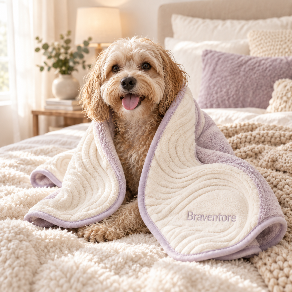 Braventore™ Cloud Loom Plush Pet Towel