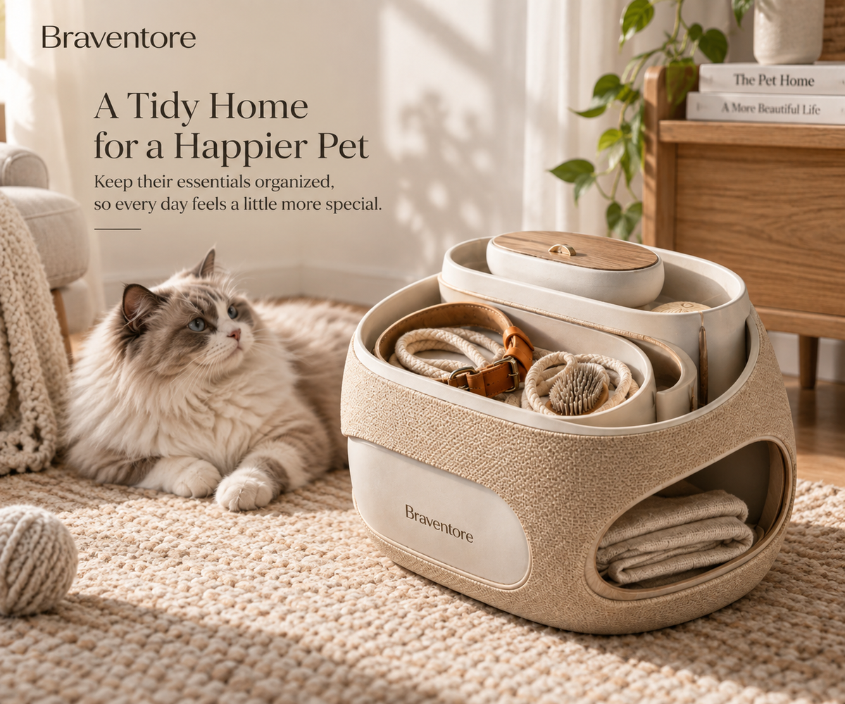 Braventore™ Nest Vault Portable Pet Organizer