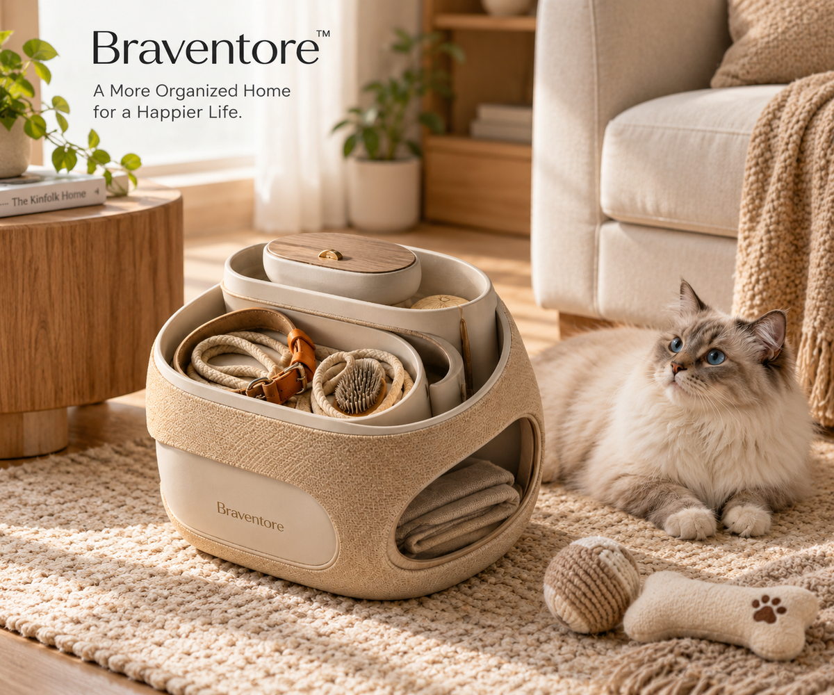 Braventore™ Nest Vault Portable Pet Organizer