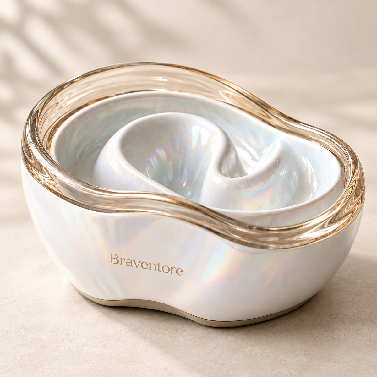 Braventore™ Auraloop Sculpted Pet Bowl