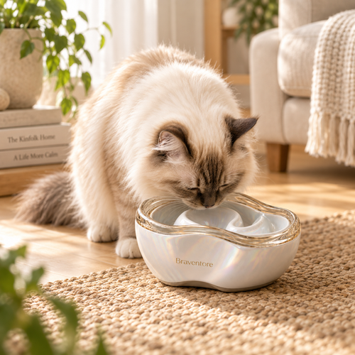Braventore™ Auraloop Sculpted Pet Bowl