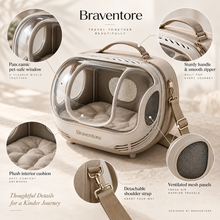 Braventore™ PrismNest Panoramic Pet Carrier