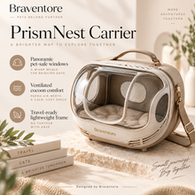 Braventore™ PrismNest Panoramic Pet Carrier
