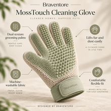 Braventore™ MossTouch Grooming & Cleaning Glove