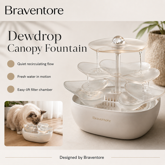Braventore™ Dewdrop Canopy Water Fountain