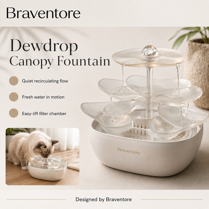 Braventore™ Dewdrop Canopy Water Fountain
