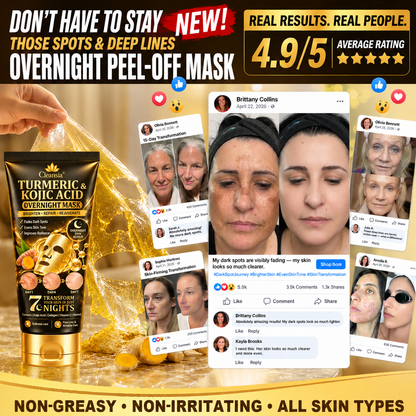 𝑶𝒇𝒇𝒊𝒄𝒊𝒂𝒍 𝑺𝒕𝒐𝒓𝒆 | 𝐍𝐞𝐰!👑 𝐂𝐥𝐞𝐚𝐧𝐬𝐢𝐚® 𝐓𝐮𝐫𝐦𝐞𝐫𝐢𝐜 × 𝐊𝐨𝐣𝐢𝐜 𝐀𝐜𝐢𝐝 𝐎𝐯𝐞𝐫𝐧𝐢𝐠𝐡𝐭 𝐏𝐞𝐞𝐥-𝐎𝐟𝐟 𝐌𝐚𝐬𝐤 — 𝐅𝐚𝐝𝐞 𝐒𝐭𝐮𝐛𝐛𝐨𝐫𝐧 𝐃𝐚𝐫𝐤 𝐒𝐩𝐨𝐭𝐬 & 𝐒𝐦𝐨𝐨𝐭𝐡 𝐕𝐢𝐬𝐢𝐛𝐥𝐞 𝐖𝐫𝐢𝐧𝐤𝐥𝐞𝐬 𝐖𝐡𝐢𝐥𝐞 𝐘𝐨𝐮 𝐒𝐥𝐞𝐞𝐩 🌙✨ 𝐓𝐮𝐫𝐦𝐞𝐫𝐢𝐜 × 𝐊𝐨𝐣𝐢𝐜 𝐀𝐜𝐢𝐝 × 𝐏𝐞𝐩𝐭𝐢𝐝𝐞𝐬 ✅ 𝐎𝐧𝐞 𝐒𝐭𝐞𝐩 𝐚 𝐍𝐢𝐠𝐡𝐭 · 𝐕𝐢𝐬𝐢𝐛𝐥𝐞 𝐂𝐡𝐚𝐧𝐠𝐞𝐬 𝐢𝐧 𝟕 𝐍𝐢𝐠𝐡𝐭𝐬 💯